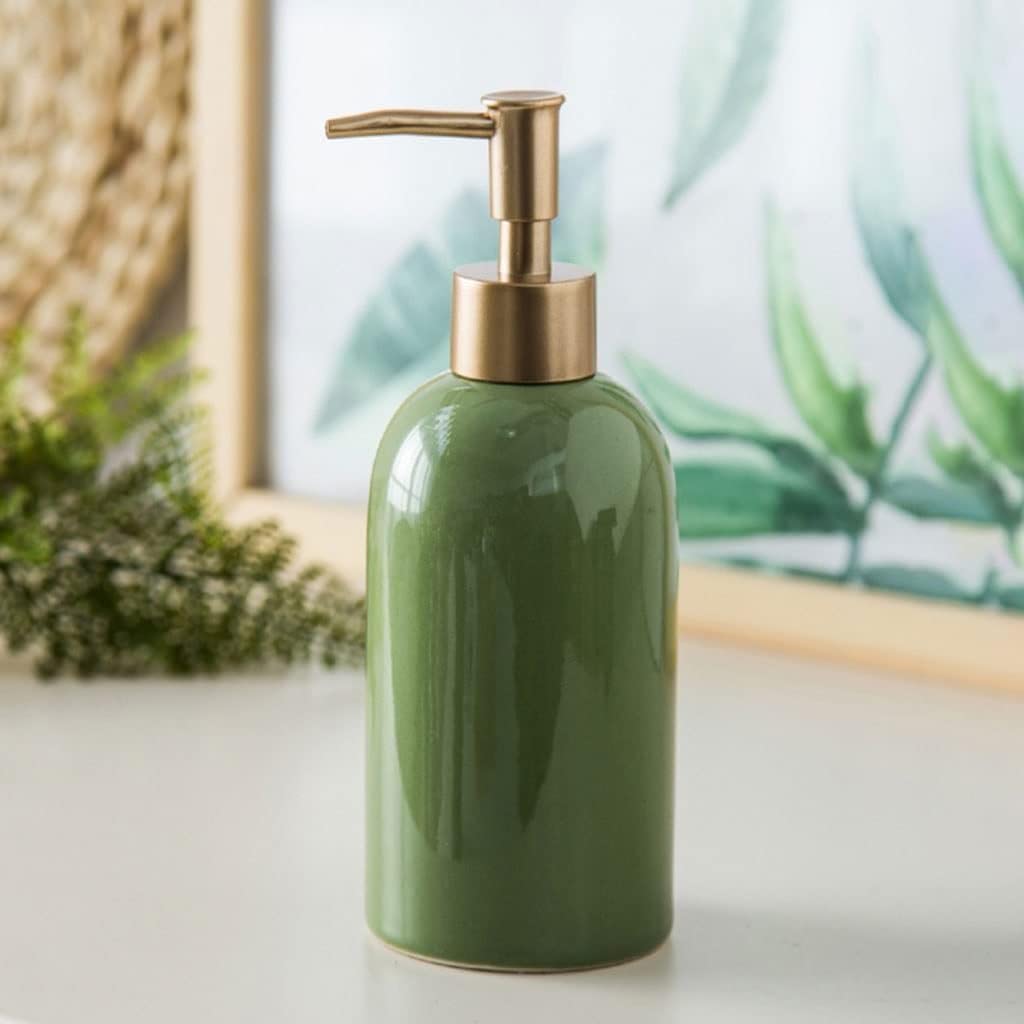 Gel Doccia Shampoo in Ceramica da 420 ml Vuoto(White)