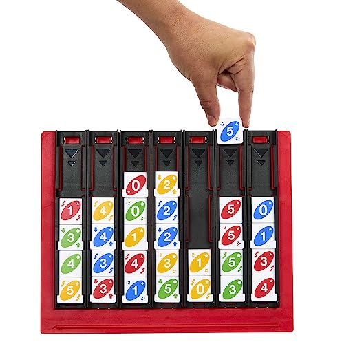 Image of Mattel Games UNO Quatro Game with Colored Tiles & Plastic Grid for Adult, Family & Parties, 2 to 4 Players Ages 7 Years Old & Up​​​