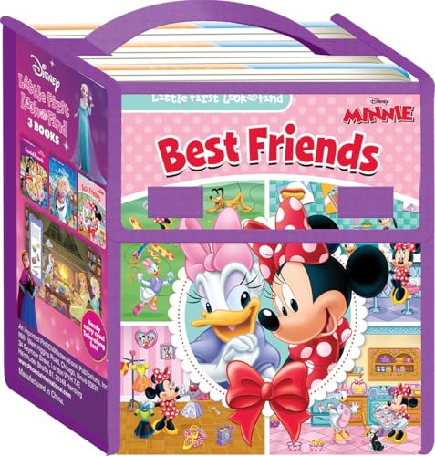 Disney Princess, Frozen, Minnie Mouse - Little First Look and Find Activity Books 3-Book Set - PI Kids image 4