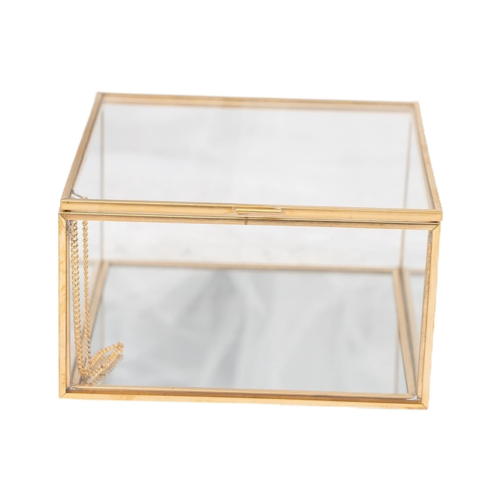 KDSMVAJewelry Box Jewelry Cosmetic Storage Box Wedding Decoration Display Decoration Jewellery Storage Box