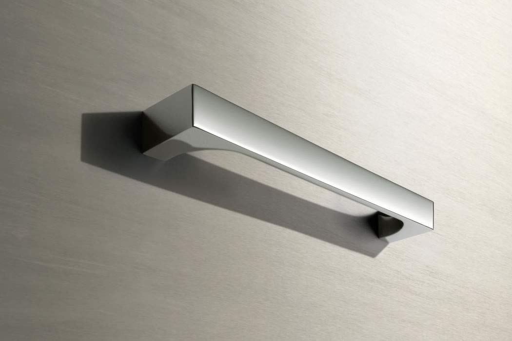 Keuco Badetuchhalter 600 mm Edition 11 schwarz-Chrom gebürstet