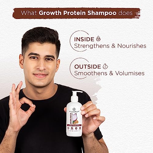 Image of Bella Vita Organic Growth Protein Shampoo For Hair Volume, Hair Fall, Anti Dandruff, Frizz Control, Shine & Strength - 200ml