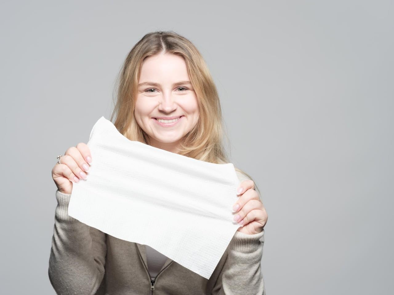 Asciugamani in Cotone Biologico Per Il Viso 50 Pezzi, 30 cm x 25 cm, Sterili E Biodegradabili, Anti-Acne, Asciugamani Monouso Per La Rimozione, Ultra Morbidi