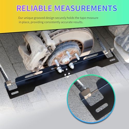 Image of 2 Pack Upgraded Wheel Alignment Tool, Car Alignment Toe Plates, Collapsible Wheel Alignment Tool, Heavy Duty Automotive Toe Alignment Tool for Truck, SUV Vehicle