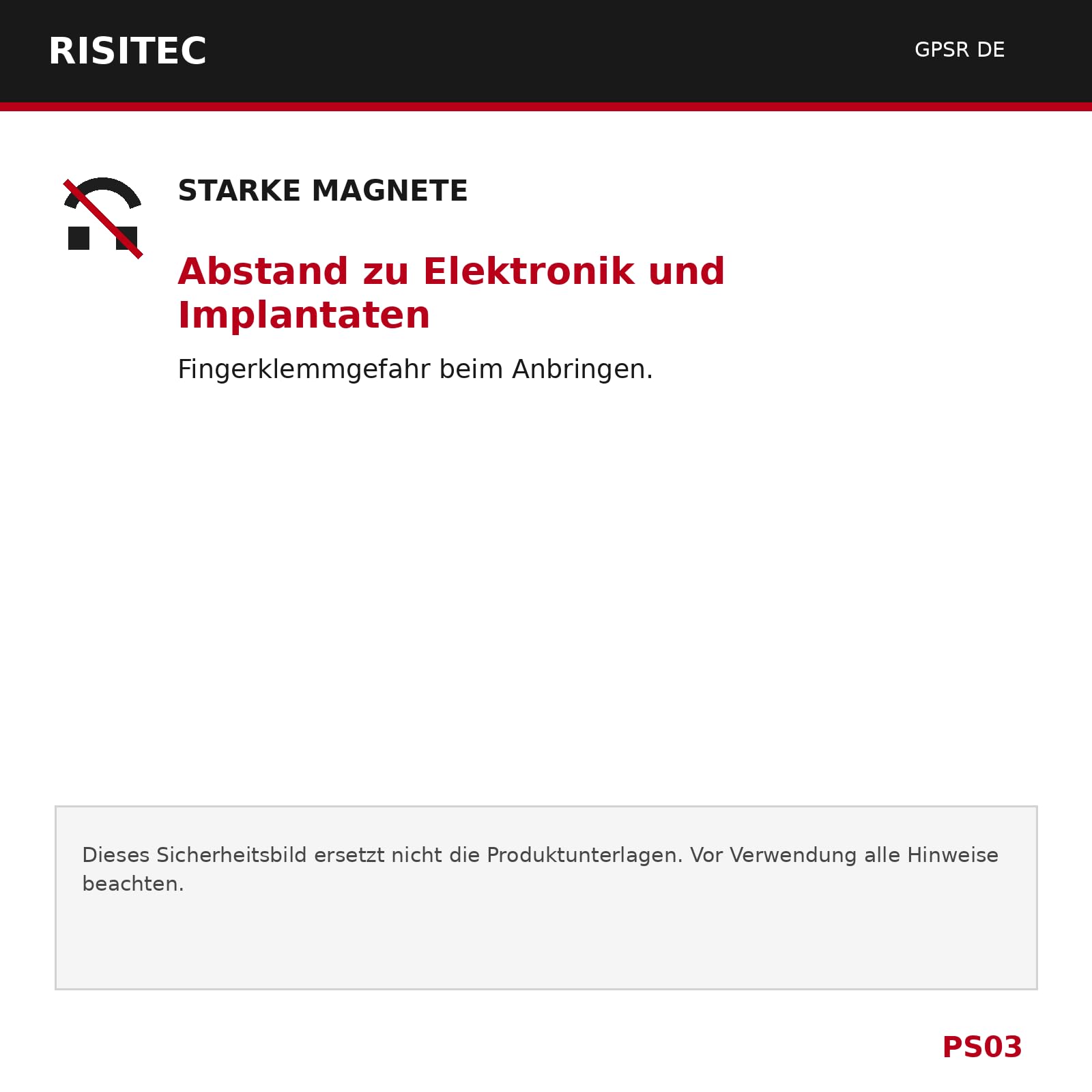 Schalldämpferhalter Ø55 mm – magnetischer Halter für Waffenschrank mit 2 starken Magneten, schwarz | Magnetische Aufbewahrung im Waffenschrank