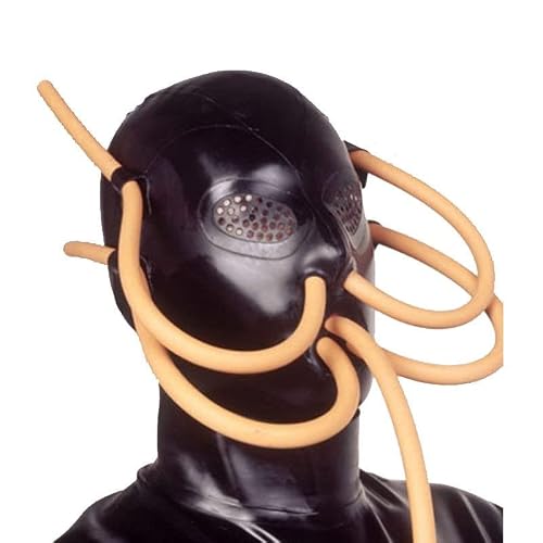 LYJIESG Latex Mask Adult Halloween Funny Role Play Head Cover Cosplay Party Wear Costume(Size:XL-70CM)