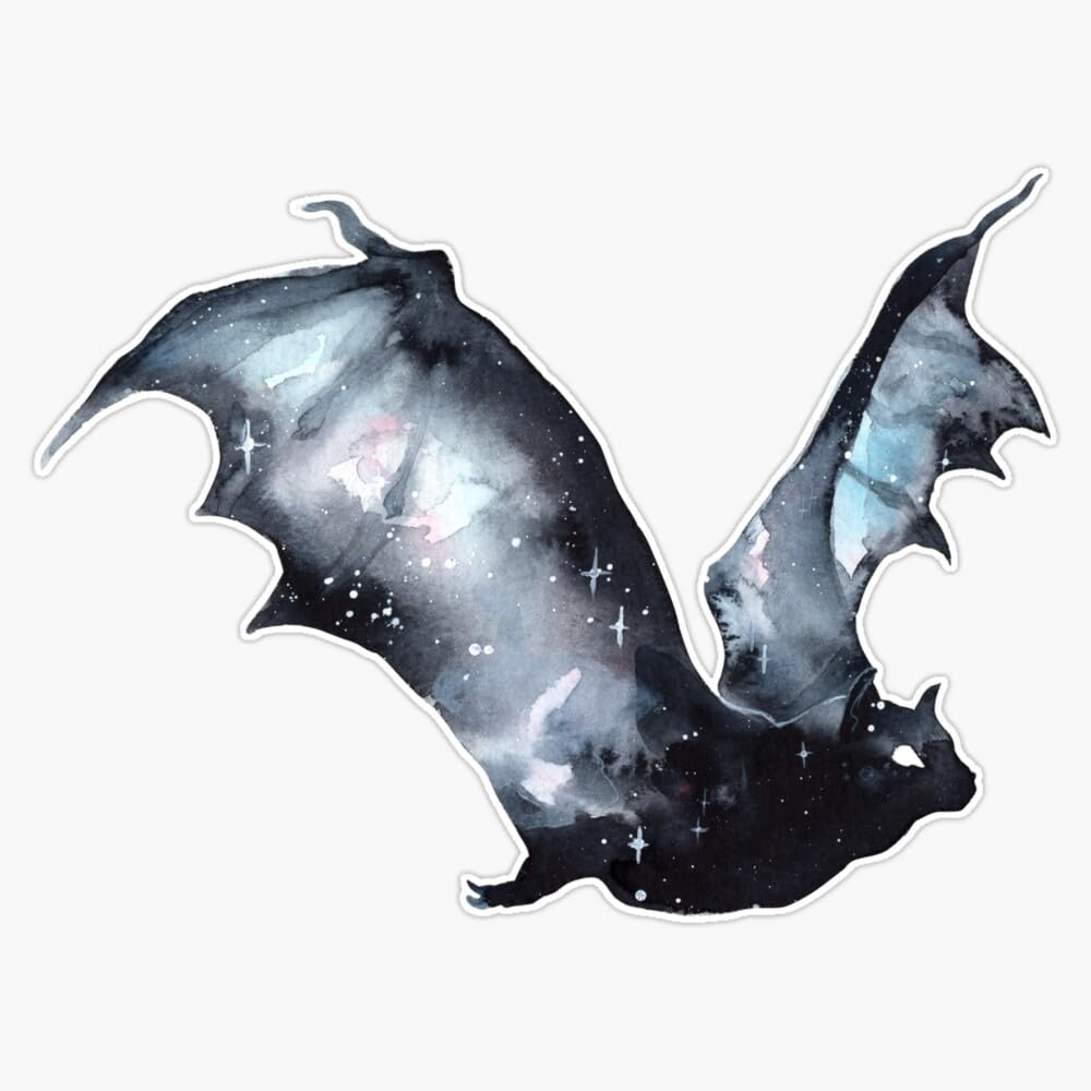 Galaxy Bat Sticker Bumper Sticker Vinyl Decal 5