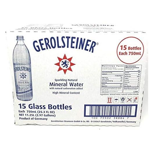 Gerolsteiner Sparkling Mineral Water, 15 Pack