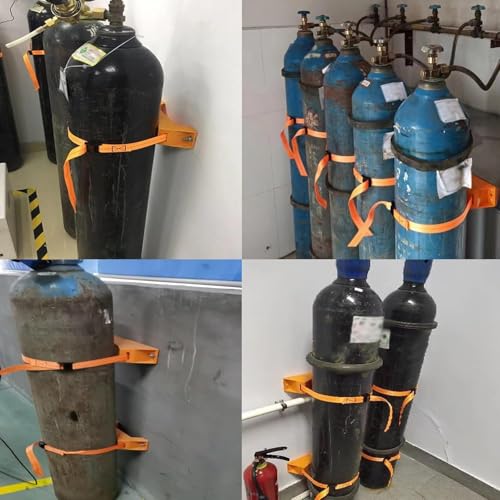 Support mural bouteilles de gaz jaune pour optimiser l'atelier et le garage - 4