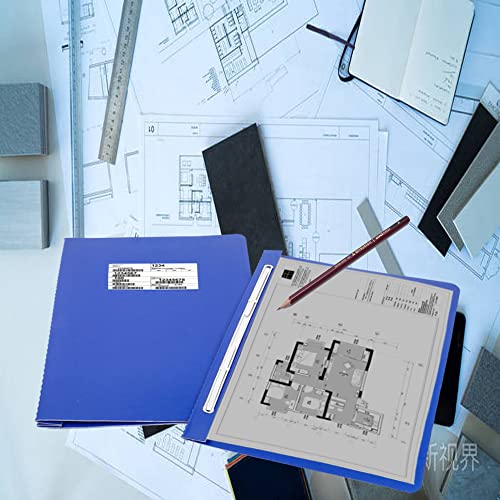 ESKEAR Fichário de painel de fibra, centros de 21 cm, capacidade de 7 cm, tamanho carta, para capa d