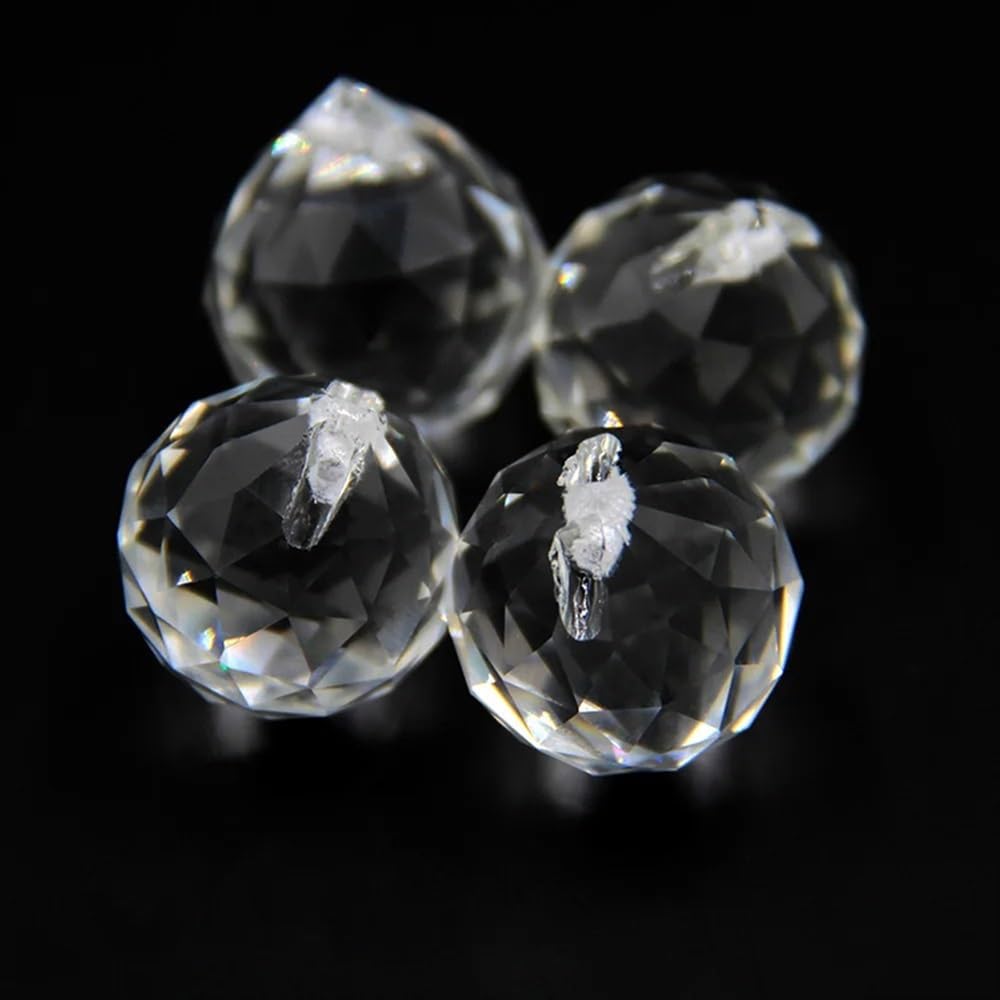 Hängekristalle Prismen 15mm-100mm klare Farbkristallkugeln for Kronleuchterteile Hängekristalle Kristalle für Dekoration(15mm 200pcs)
