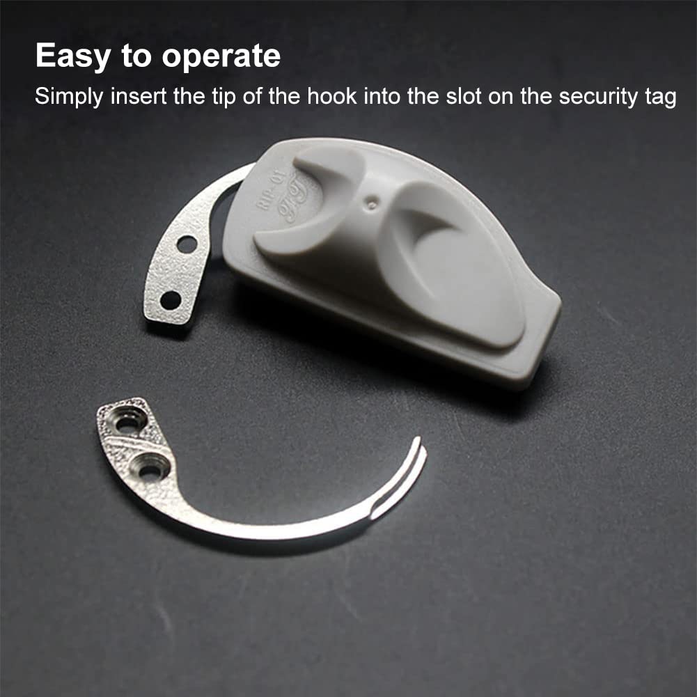 Chiave Magnetica Sganciatore Etichette Anticladaggio - Rimuovi Etichette Di Sicurezza Con Gancio In Acciaio - Foto 4