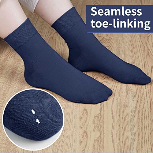 Image of FGZ Women Thin Cotton Socks Soft Cozy Socks Cute Ankle Crew Socks 5 Pairs
