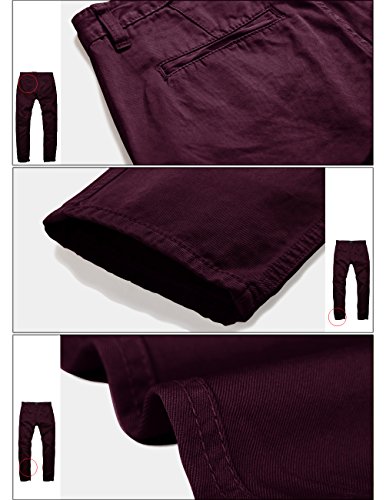 Image of Match Mens Regular-Fit Casual Flat Front Chino Pants