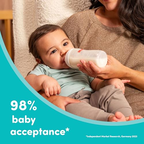 Image of NUK Perfect Match Natural + Anti-Colic Bottle, 8 oz, 4 Pack