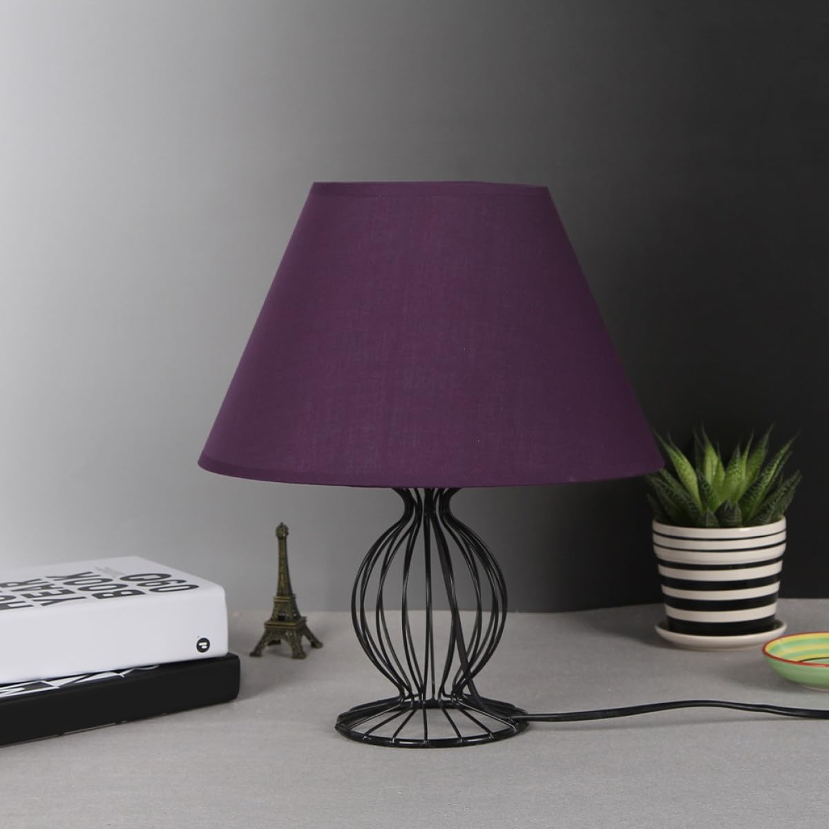 CRAFTHROU Paralume per lampada da tavolo, piccolo, in tessuto, per camera da letto, plafoniera, decorazione decorativa