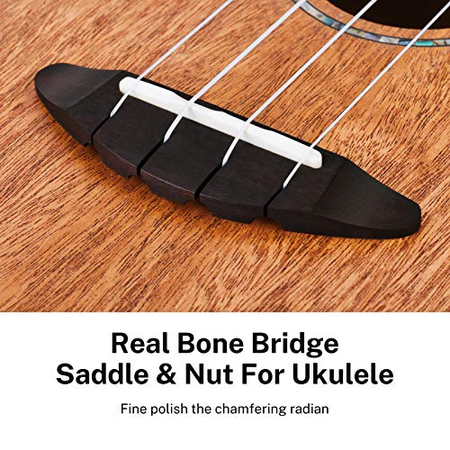 Donner Ukulélé Tenor Électrique 26 pouces Ukulélé Electro pour Débutant Enfant Adulte Bois d’Acajou avec Pickup Anglais… - Les Beatles, Paul McCartney, John Lennon, RIngo Starr, George Harrison Donner Ukulélé Tenor Électrique 26 pouces Ukulélé Electro pour Débutant Enfant Adulte Bois d'Acajou avec Pickup Anglais… – Image 7