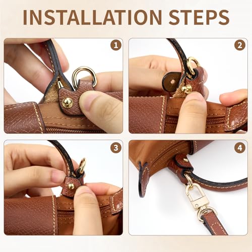 Image of Purse Strap Kit Replacement for Mini Longchamp Women's Handbag