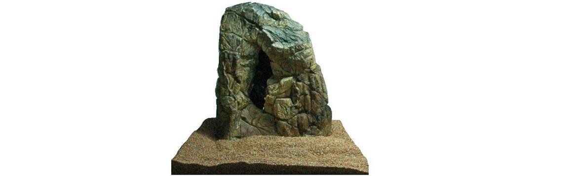 Aquarium Terrarium Dekoration Felsen Höhle Deko Versteckt SH-30