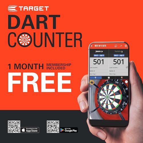 Image of Target Darts Gabriel Clemens 24G Tungsten Steel Tip Darts Set - 9 Pro Grip Shafts - 9 Pro Ultra Flights - Dart Wallet - Dart Counter App Coupon Bundle