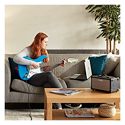 Kit de guitare électrique pour débutant(e) s avec ampli 10 W LA par Gear4music Blue - Les Beatles, Paul McCartney, John Lennon, RIngo Starr, George Harrison Kit de guitare électrique pour débutant(e) s avec ampli 10 W LA par Gear4music Blue – Image 4