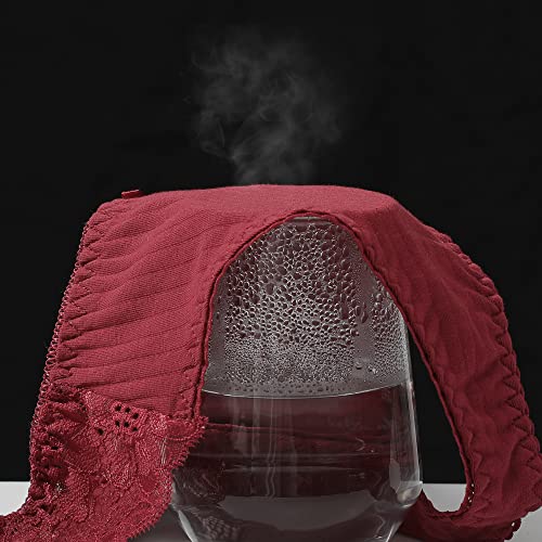 LEVAO G String Thongs for Women Cotton Panties Sexy Lace T-back Comfy Underwear Multipack S-XL4