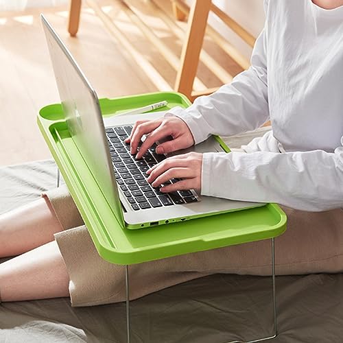 Mesa plegable para laptop con portavasos y superficie antideslizante miniatura 7