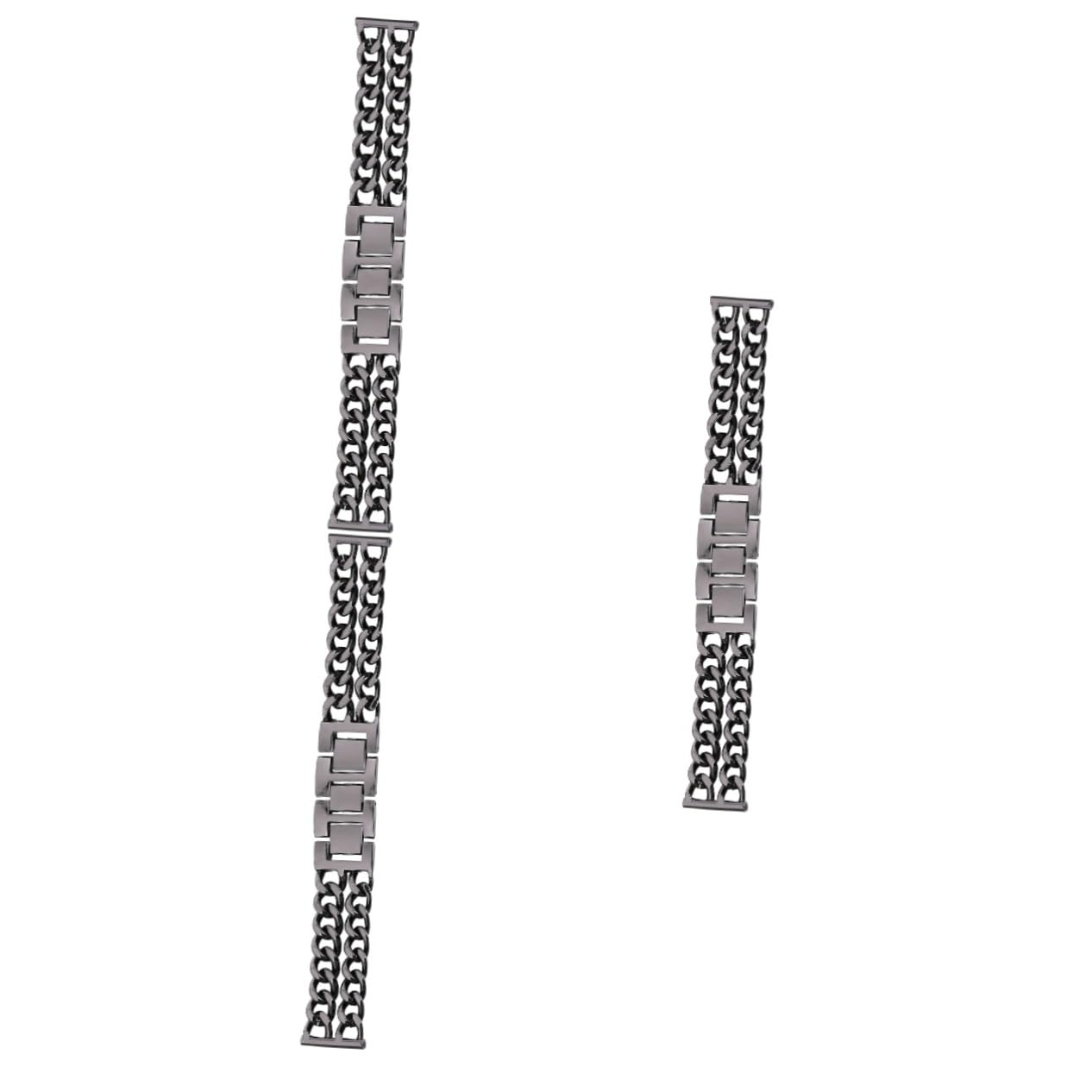 DOITOOL 3St Gurt tischband stainless steel valentinstags mother day tuten ساعة يد weihnachten am kamin eavliche weihnachten weddin Metall Armband Uhrkette leicht Rostfreier Stahl