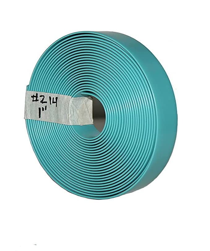 1" Wide Vinyl Chair Strap for Patio Pool Lawn Garden Furniture Repair 20' Durable Roll - Best for Strapping, Repair & Restoration (Turquoise Color #214)