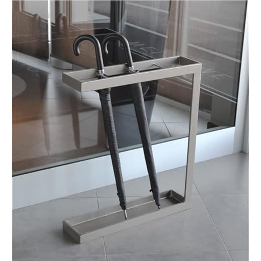 Large Umbrella Stand - Black Metal