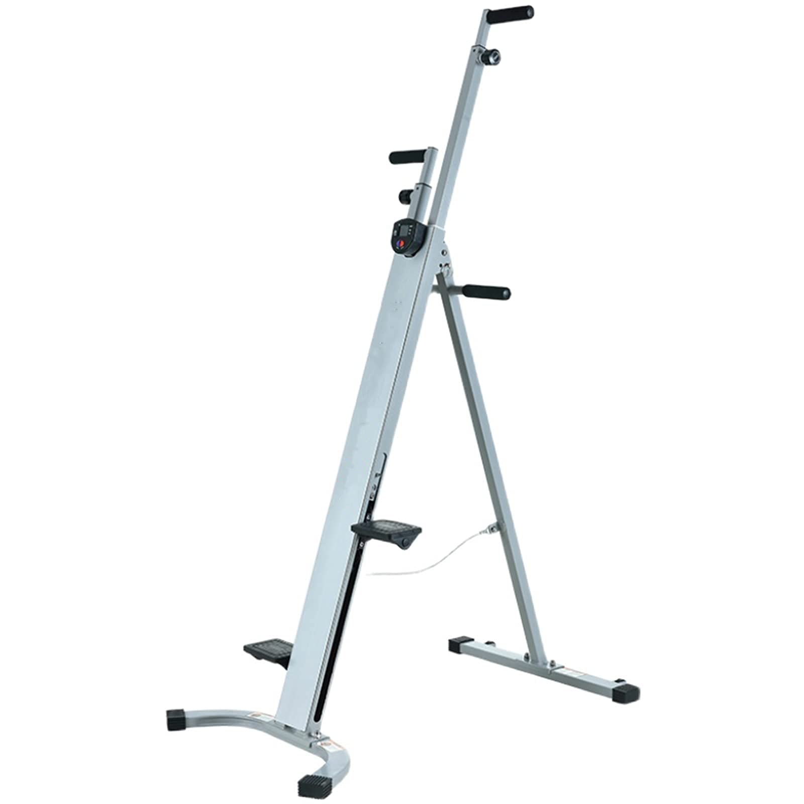 Vertical Climber Machine, Folding Fitness Stepper Exercise Equipment with Height Adjustable & Digital Monitor, for Whole Body Cardio Workout Training