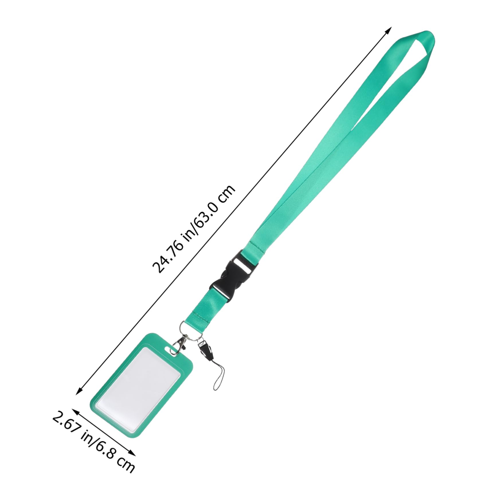 HOMSFOU 4 Pezzi Badge Id con Laccetto Custodia per Design Elegante per Scuola Ufficio