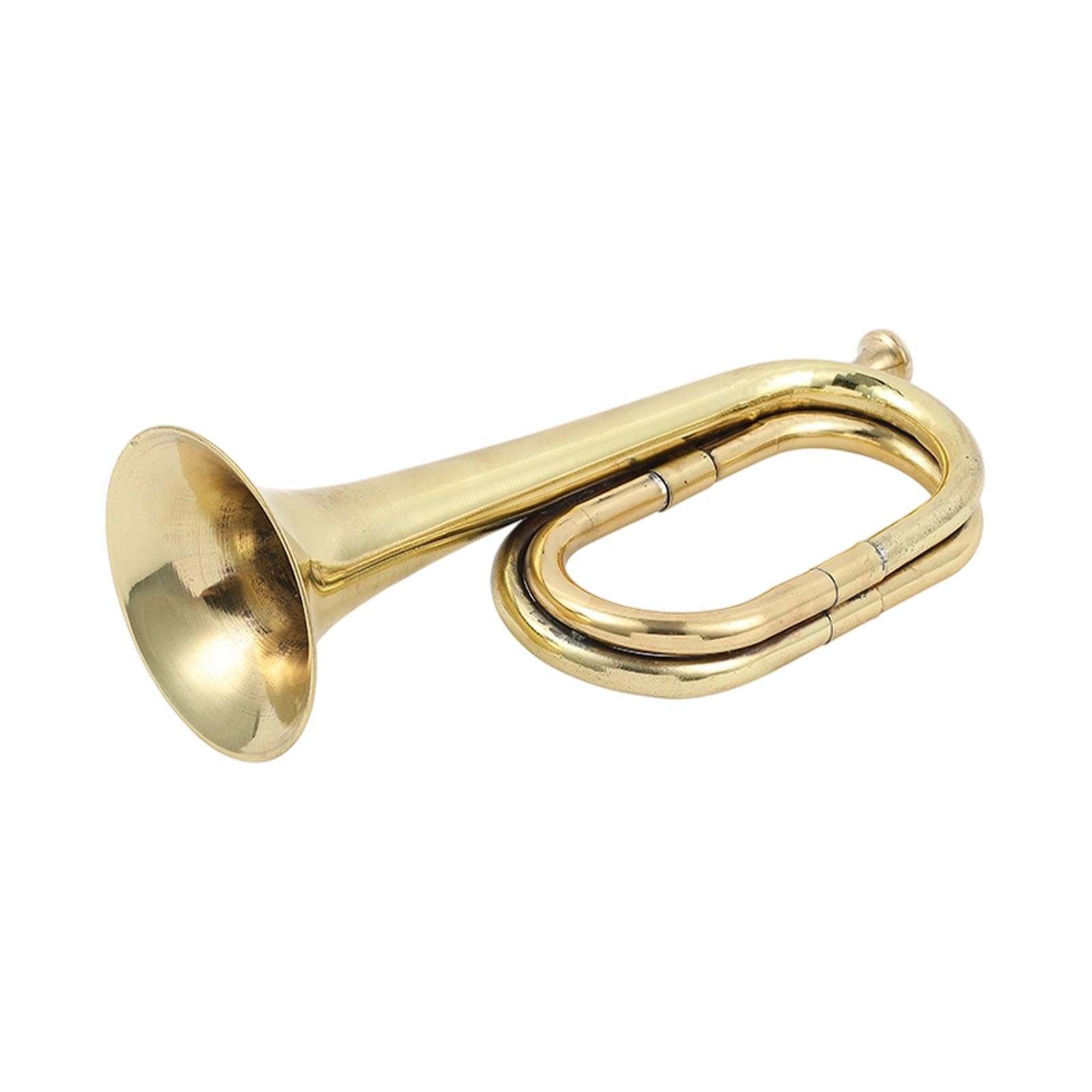Kavallerietrompete Trompete Kupfer Marschhorn Blasinstrument Angenehmes Spielgefühl für Schulfest Festival Orchester Bühne Kinder Anfänger Erwachsene