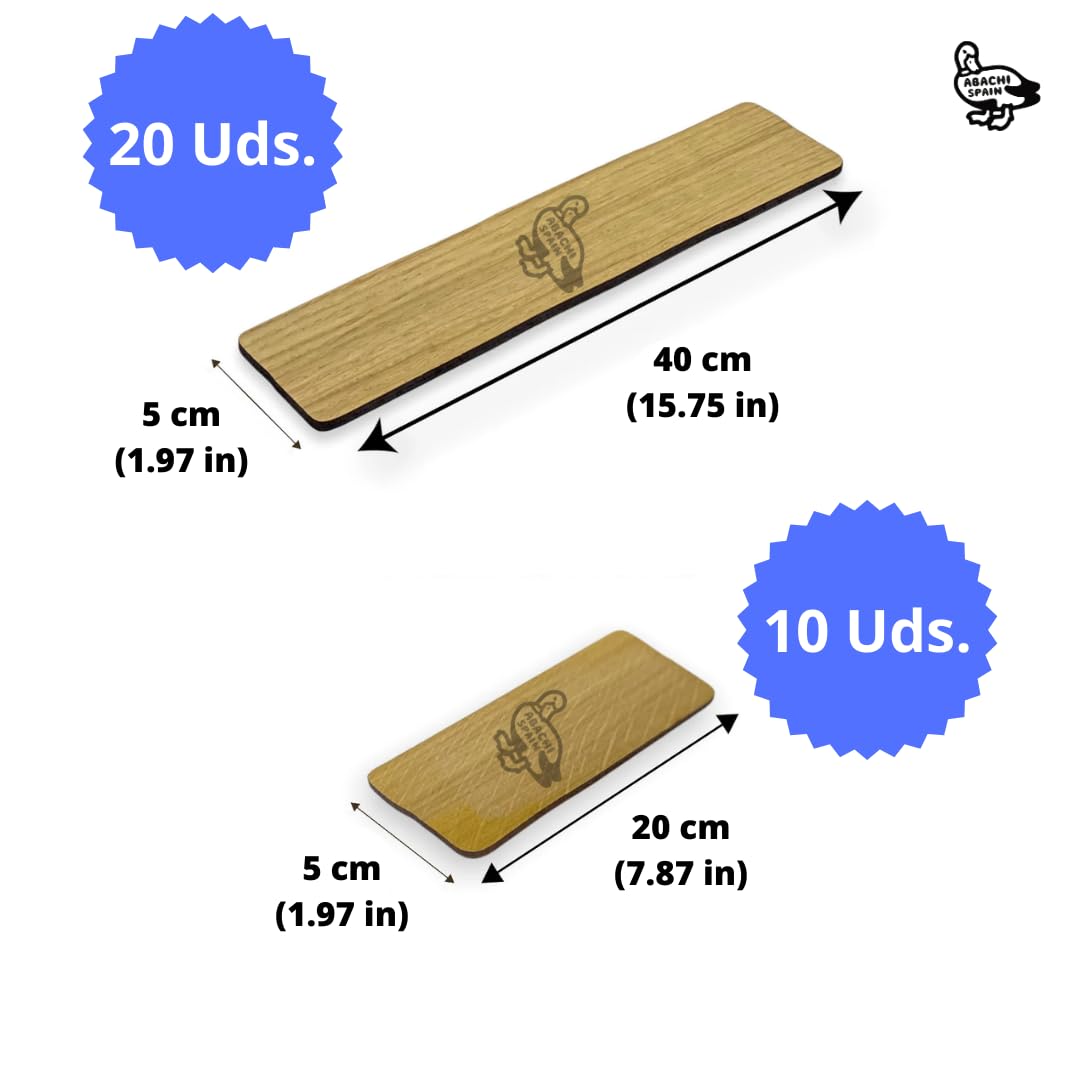 Listones Decorativos de Madera Autoadhesivos. Instalación Fácil con Cinta 3M. Paneles Techo y Pared. Pack 30 Uds, Varios Tamaños. Decoración y Calidez Hogar