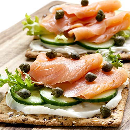 Flatbread Cracker-5.29 Oz Box-Fiber and Protein Rich, Vegetarian, Low Carb, Healthy Scandinavian/ Norwegian Style Crispbread- Slimming Daily Snack, Kosher - Thumbnail 5