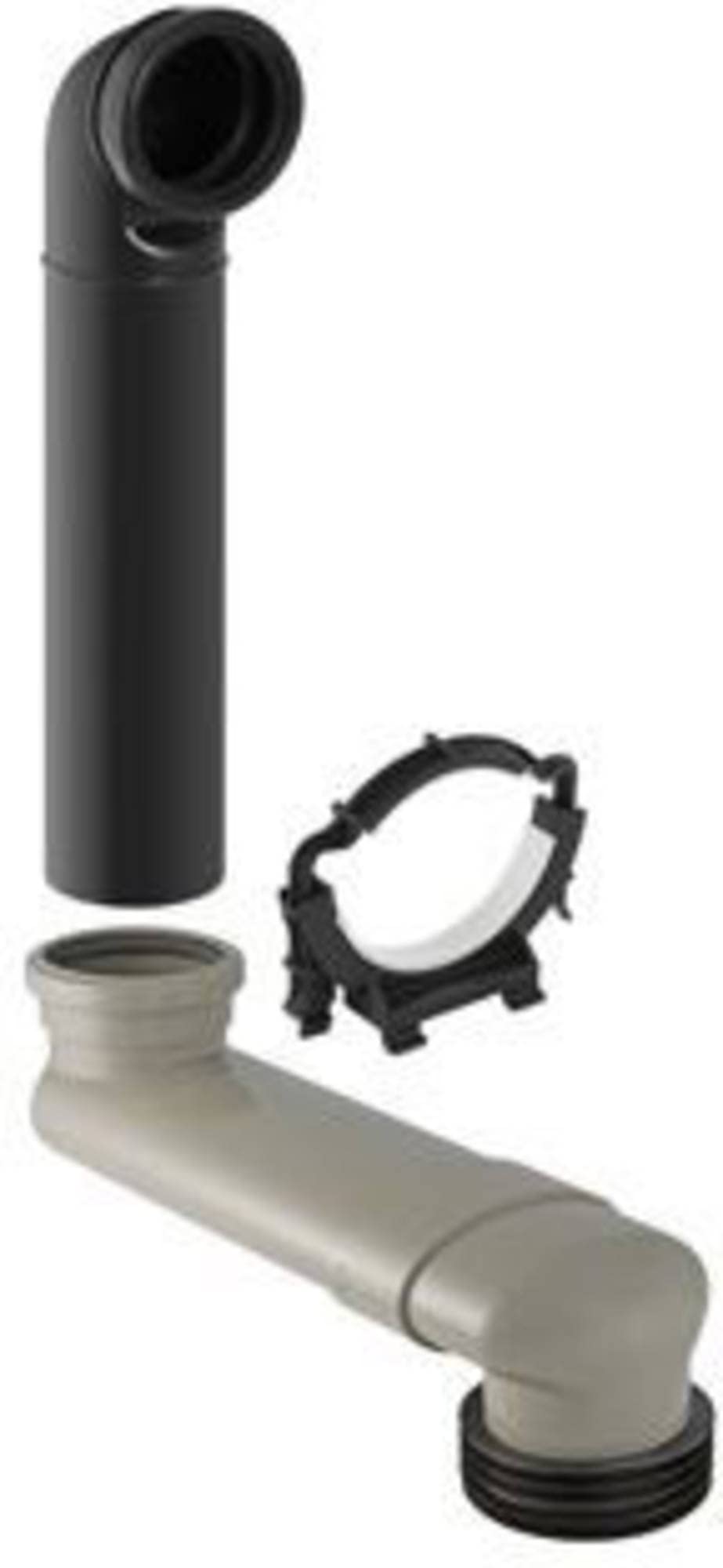 Geberit Monolith Set curvo para WC suspendido, gris