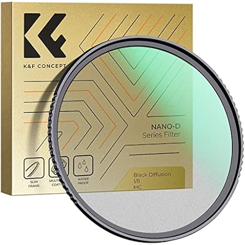 K&F Concept 67mm Black Diffusion Filter Cover