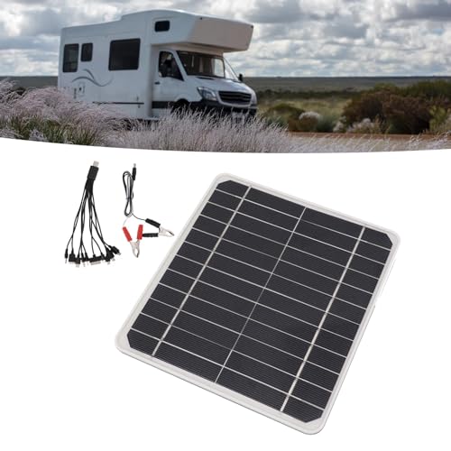 CXCTCT 10W 12V Solar Panel Car Battery Charger 10 Watt 12 Volt Solar Panel for Charging Cars Mobile Phone Batteries