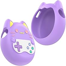 FACULX Coque de protection rigide en silicone pour console de jeux Tamagotchi/Paradise - Avec cordon de suspension, anti-chute - Violet