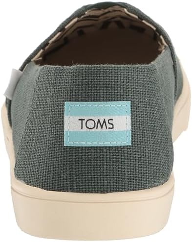 TOMS Women's Alpargata Cupsole Sneaker, Stormy Green Heritage Canvas, 9 | Image 2