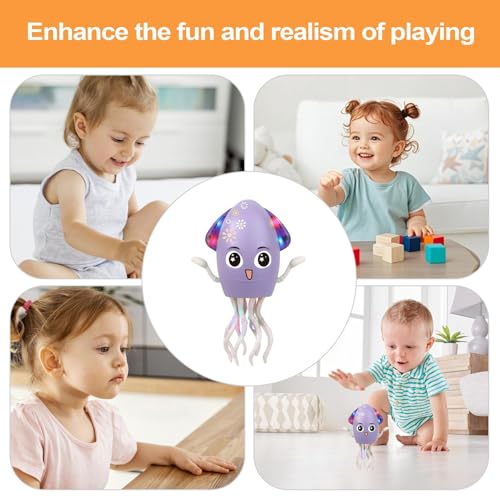 JIEBWCHA 2025�V�^ ���������������� 12.5x20.5cm �N���C�W�[�C�J �������� LED���C�g�Ɖ��y������� 8�{���A�N�V������������^�R USB�[�d�� �����V�� �q���E���E�L�p �����V�� �m��ߋ�