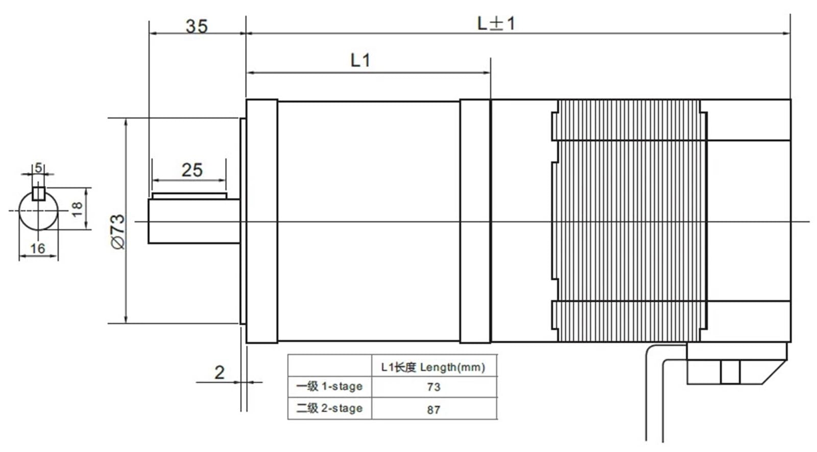 Bezszczotkowy silnik prądu stałego 48 V 86 mm 314 W z przekładnią planetarną 4:1/5:1/10:1/16:1/20:1/40:1/50:1/100:1 Reduktor BLDC (stosunek 40 do 1) | Stosunek 40 do 1