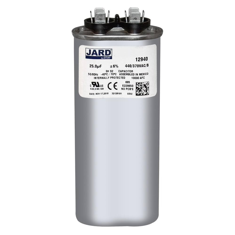 KB 25 uF x 370 or 440 VAC Oval Run Capacitor by # 12940: Amazon