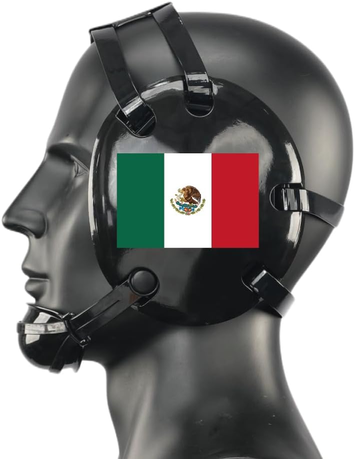 Wrestling Headgear with Multiple Mexico Flag(Adult&Youth)