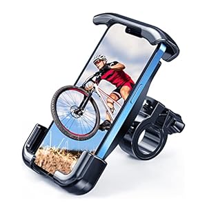 AUKUK Telefoonhouder voor op de fiets, stabiele en veilige 360 graden draaibare telefoonhouder voor smartphones van 4,7…