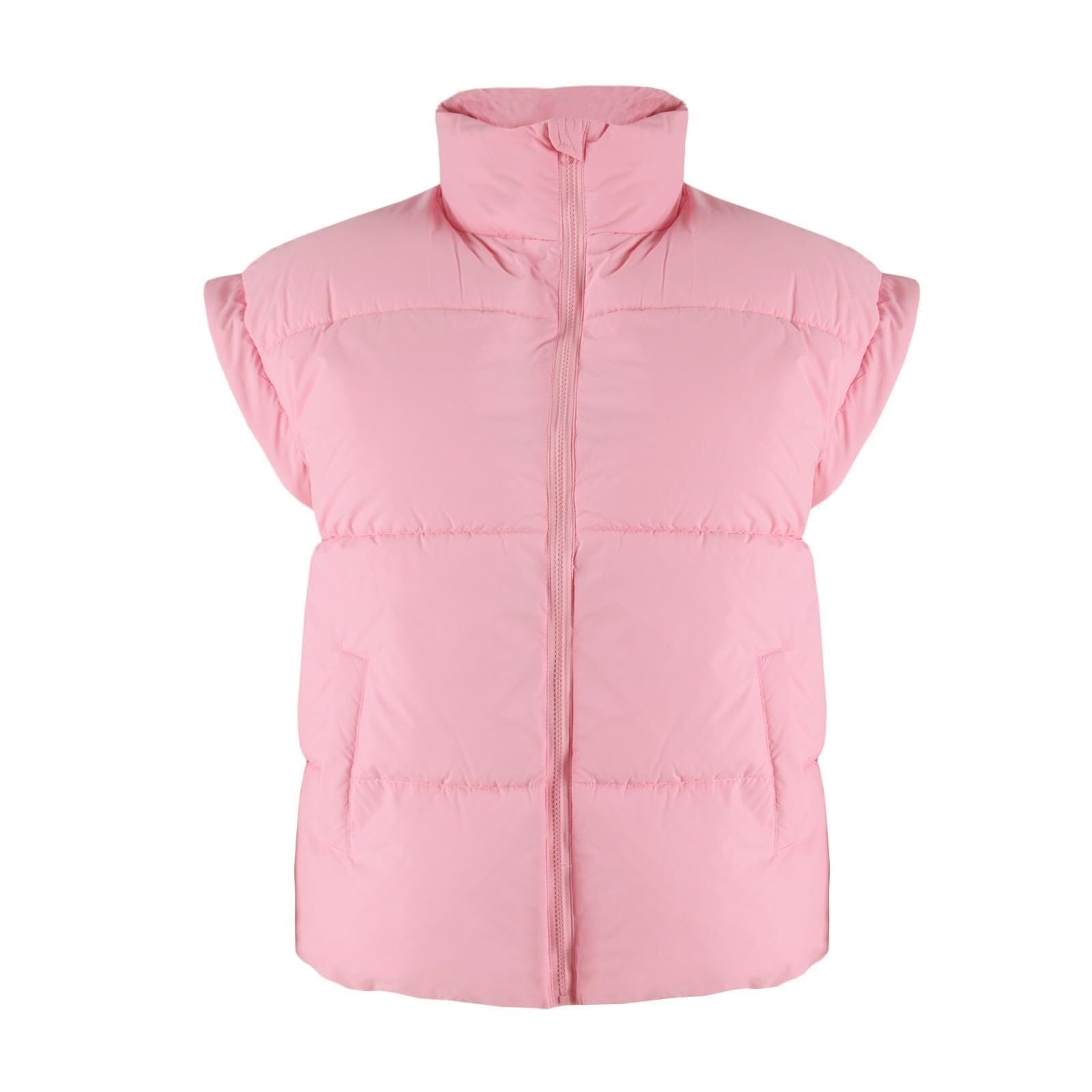 Ciepła Kamizelka Outdoorowa Damska Kamizelka Jesienno-zimowa Ze Stójką, Puchowa Kurtka, Ciepły Płaszcz, Krótka Bodywarmer