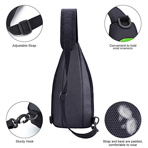 YR-Direct-Sling-Bag-Sling-BackpackShoulder-Chest-Crossbody-Bag-Purse-Nylon-Lightweight-Multicolor-Small-Daypack-Outdoor-Hiking-Camping-Travel-Women-Men-Boy-Girls-Kids-Gifts
