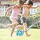 Tosekry Sprinkler Spielzeug ab 3 4 5 6 7 8 Jahre, Wasserspielzeug Kinder Outdoor Spielzeug ab 3-8 Jahre, Kinderspielzeug ab 3 Jahre Rasensprenger Outdoor Spiele für Kinder(Oktopus-Blau)