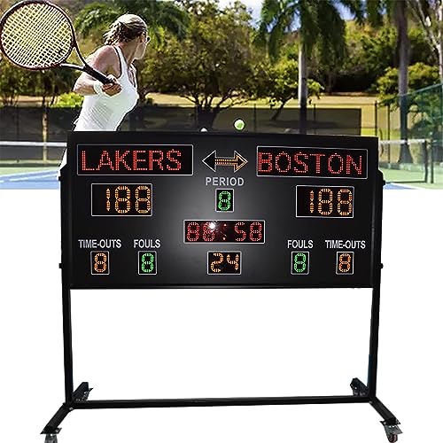 Marcador digital LED para baloncesto 160x85 cm con soporte miniatura 1