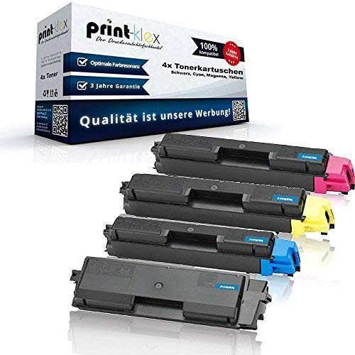 Print-Klex Lot de 4 toners XXL compatibles avec KYOCERA TK580 FS-C5150 FS-C5150DN FSC5150 FSC5150DN FSC 5150DN ECOSYS P 6021 CDN ECOSYS P6021cdn en)